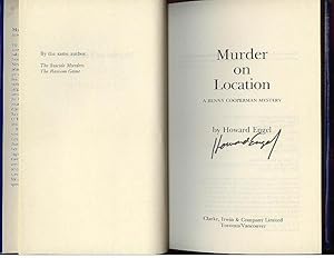Seller image for Murder on Location: a Benny Cooperman Mystery -(SIGNED)- for sale by Nessa Books