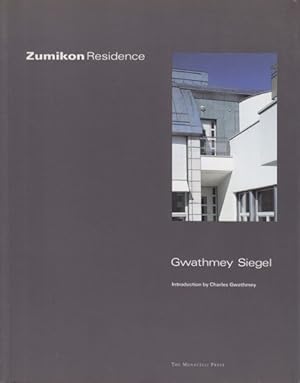 Bild des Verkufers fr Zumikon Residence. Gwathmey Siegel. Introduction by Charles Gwathmey. zum Verkauf von Antiquariat Burgverlag