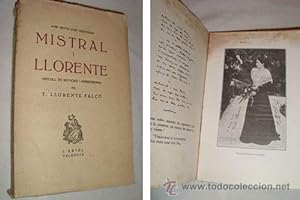 Imagen del vendedor de MISTRAL I LLORENTE (RECULL DE NOTICIES I IMPRESSIONS) a la venta por Librera Maestro Gozalbo