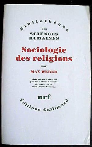 Image du vendeur pour Sociologie des religions. mis en vente par Le Chemin des philosophes