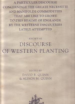 Seller image for DISCOURSE OF WESTERN PLANTING for sale by Jean-Louis Boglio Maritime Books