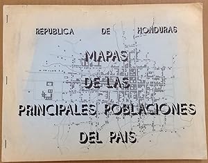 Mapas de las Principales Poblaciones del Pais, Republica de Honduras
