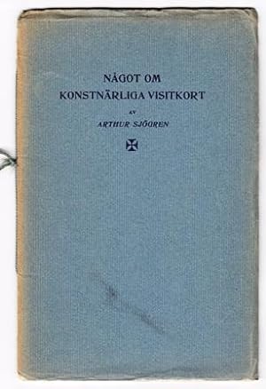 Immagine del venditore per Ngot om konstnrliga visitkort. venduto da Hatt Rare Books ILAB & CINOA
