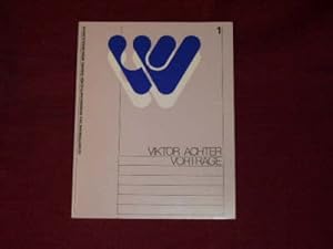 Viktor Achter - Vorträge. Schriftenreihe des Wissenschaftlichen Vereins Mönchengladbach ; 1