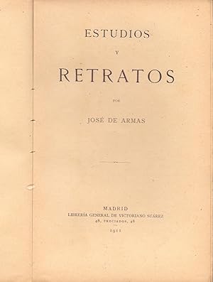 Bild des Verkufers fr ESTUDIOS Y RETRATOS zum Verkauf von Libreria 7 Soles
