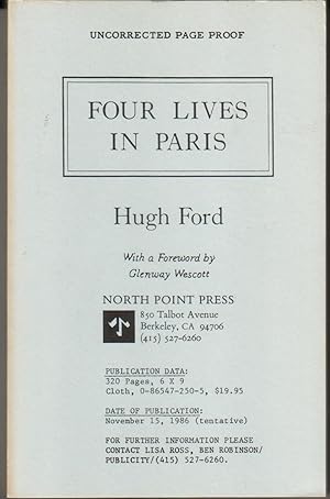 Seller image for FOUR LIVES IN PARIS. for sale by Monroe Stahr Books