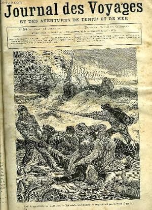 Image du vendeur pour Journal des voyages et des aventures de terre et de mer n 54 - Les naufrageurs du Labrador - les misrables pillards ne respectaient pas la mort, Le volcan dans les glaces, Pedro le pifferaro, Le livre de Stanley, Le dpartement de la Creuse mis en vente par Le-Livre