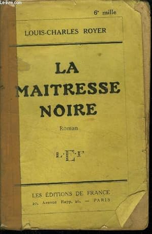Seller image for La matresse noire for sale by Le-Livre