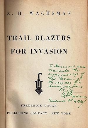 Immagine del venditore per TRAIL BLAZERS FOR INVASION venduto da Dan Wyman Books, LLC