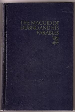Seller image for THE MAGGID OF DUBNO AND HIS PARABLES for sale by Dan Wyman Books, LLC