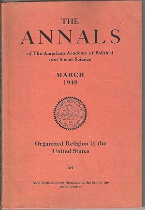 Seller image for ORGANIZED RELIGION IN THE UNITED STATES for sale by Dan Wyman Books, LLC