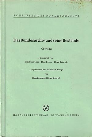 Seller image for DAS BUNDESARCHIV UND SEINE BESTNDE for sale by Dan Wyman Books, LLC