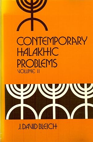 Bild des Verkufers fr CONTEMPORARY HALAKHIC PROBLEMS, VOLUME II zum Verkauf von Dan Wyman Books, LLC