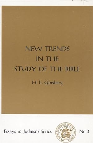 Seller image for NEW TRENDS IN THE STUDY OF THE BIBLE for sale by Dan Wyman Books, LLC