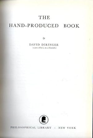 THE HAND-PRODUCED BOOK