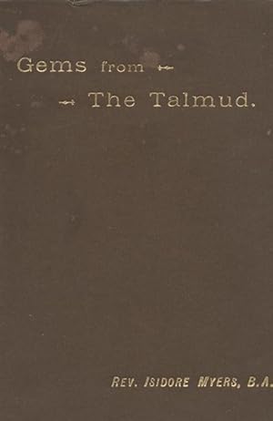 Seller image for GEMS FROM THE TALMUD : TRANSLATED INTO ENGLISH VERSE for sale by Dan Wyman Books, LLC