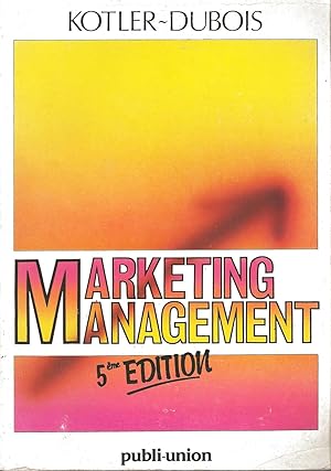 Image du vendeur pour Marketing management mis en vente par Librairie l'Insoumise
