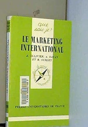 Bild des Verkufers fr Le marketing international zum Verkauf von JLG_livres anciens et modernes