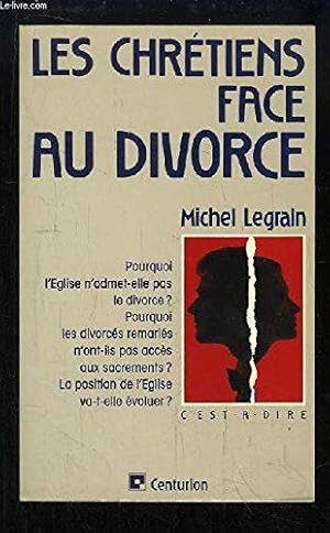 Bild des Verkufers fr Les chretiens face au divorce / entretiens avec herve boulic zum Verkauf von JLG_livres anciens et modernes