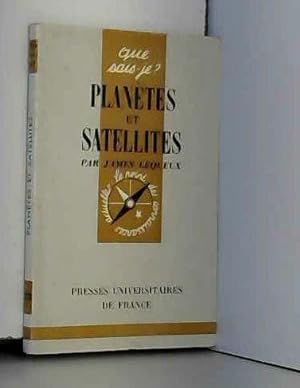 Bild des Verkufers fr Plantes et satellites : Par James Lequeux zum Verkauf von JLG_livres anciens et modernes
