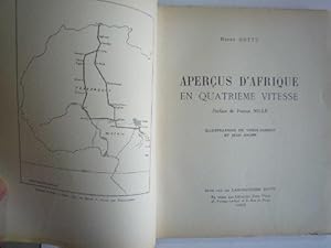 Seller image for Aperus d'afrique en quatrime vitesse . illustrations de verg-sarrat et jean andr. for sale by JLG_livres anciens et modernes