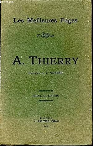 Seller image for Les meilleures pages. augustin thierry. introduction de francis vincent for sale by JLG_livres anciens et modernes