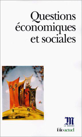 Bild des Verkufers fr Questions conomiques et sociales zum Verkauf von JLG_livres anciens et modernes