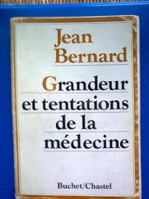 Bild des Verkufers fr Grandeur et tentations de la mdecine zum Verkauf von JLG_livres anciens et modernes