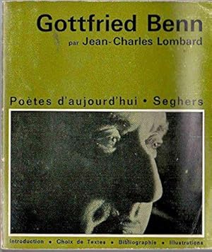 Bild des Verkufers fr Gottfried benn. collection poetes d'aujourd'hui. zum Verkauf von JLG_livres anciens et modernes