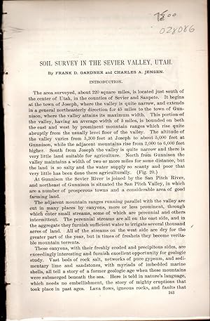 Seller image for Soil Survey of Sevier Valley, Utah.disbound from Field Operations of the Division of Soils, 1900 for sale by Dorley House Books, Inc.