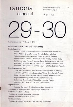 RAMONA - Nos. 29 y 30, enero febrero de 2003
