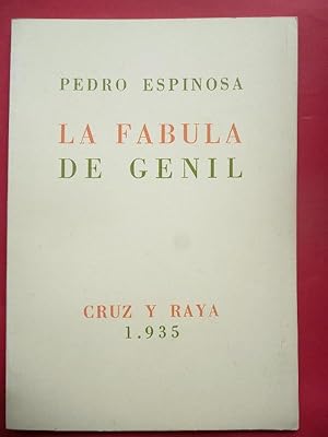 Imagen del vendedor de LA FBULA DE GENIL. a la venta por Carmichael Alonso Libros