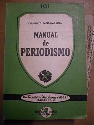 Bild des Verkufers fr Manual de Periodismo. zum Verkauf von Carmichael Alonso Libros