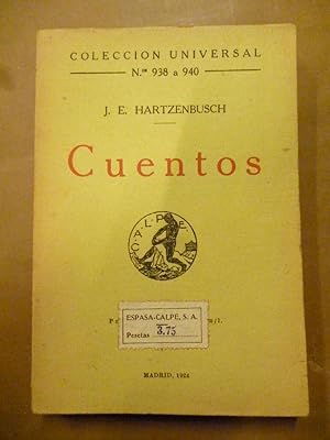 Seller image for Cuentos. for sale by Carmichael Alonso Libros