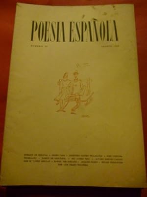 Immagine del venditore per POESA ESPAOLA. Nm. 20. Director: Jos Garca Nieto. Asesores de Redaccin: Rafael Morales y Jos Lpez Ruiz. venduto da Carmichael Alonso Libros