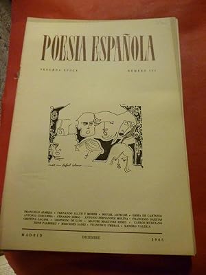 Image du vendeur pour POESA ESPAOLA. Segunda poca. Nm. 156. Director: Jos Garca Nieto. mis en vente par Carmichael Alonso Libros