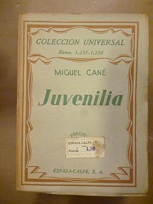 Imagen del vendedor de JUVENILIA. a la venta por Carmichael Alonso Libros