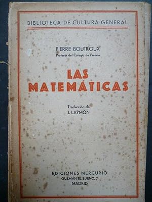 Seller image for Las Matemticas. for sale by Carmichael Alonso Libros