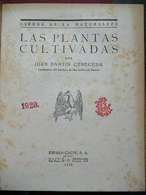 Imagen del vendedor de Las Plantas Cultivadas. a la venta por Carmichael Alonso Libros