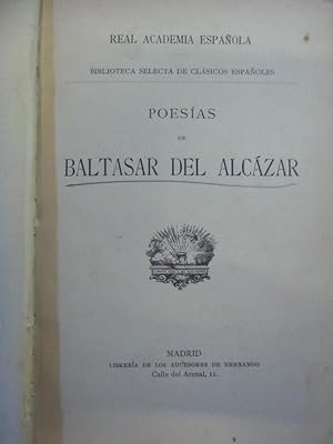 Seller image for POESAS. Ed. de la Real Academia Espaola. for sale by Carmichael Alonso Libros