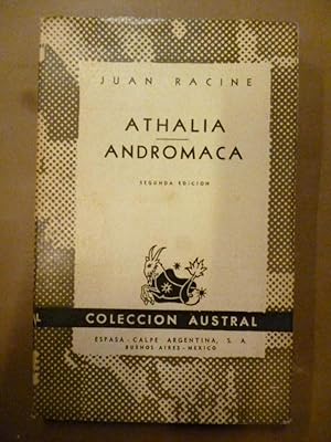 Imagen del vendedor de Athalia. Andromaca. a la venta por Carmichael Alonso Libros
