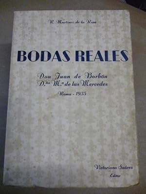 Imagen del vendedor de Bodas Reales. Don Juan de Borbn. Doa M de las Mercedes. Roma 1935. a la venta por Carmichael Alonso Libros