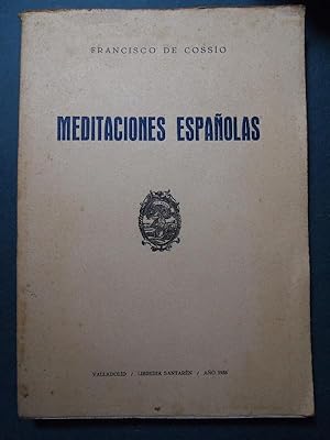 Immagine del venditore per Meditaciones Espaolas. venduto da Carmichael Alonso Libros