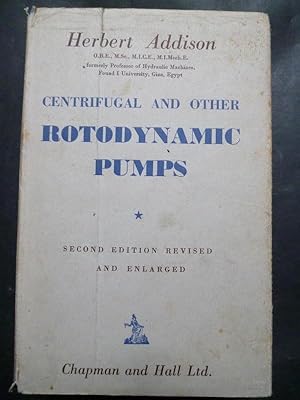 Seller image for Centrifugal and other Rotodynamic Pumps. for sale by Carmichael Alonso Libros