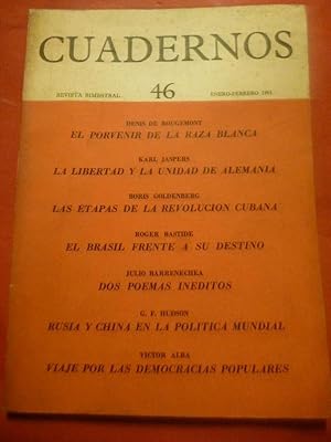 Seller image for Cuadernos. Revista Bimensual. Nm. 46. for sale by Carmichael Alonso Libros