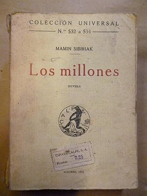 Imagen del vendedor de Los Millones. a la venta por Carmichael Alonso Libros