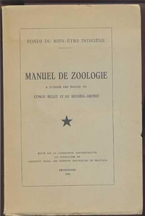 Manuel de zoologie à l'usage des écoles du Congo Belge et du Ruanda-Urundi