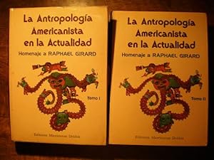 Imagen del vendedor de La antropologa americanista en la actualidad. Homenaje a Raphael Girard ( 2 Vols.) a la venta por Librera Antonio Azorn