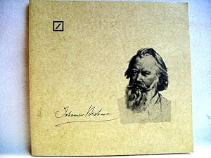 Imagen del vendedor de Johannes Brahms : geboren 7. Mai 1833 zu Hamburg, gestorben 3. April 1897 zu Wien ; e. Ausstellung d. Dt. Bank in Verbindung mit d. Einweihung d. von d. Krber-Stiftung errichteten Brahms-Denkmals, vom 19. Oktober 1981 - 6. November 1981 im Hause Dt. Bank Hamburg. [Hrsg. u. Red.: Dt.-Bank-AG in Hamburg, Abt. Privatkunden. Wiss. Mitarb.: Constantin Floros .] a la venta por Antiquariat Bler