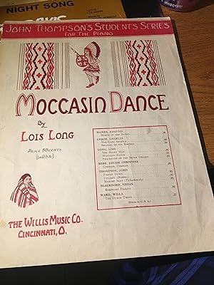 Seller image for Moccasin Dance. Cover Illustrated Sheet Music art by perret for sale by Bristlecone Books  RMABA